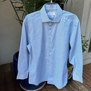 MICHAEL STRAHAN Men's Wrinkle Free Check Shirt - 16R